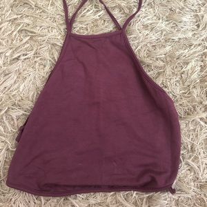 Garage Mauve Tie-Back Camisole